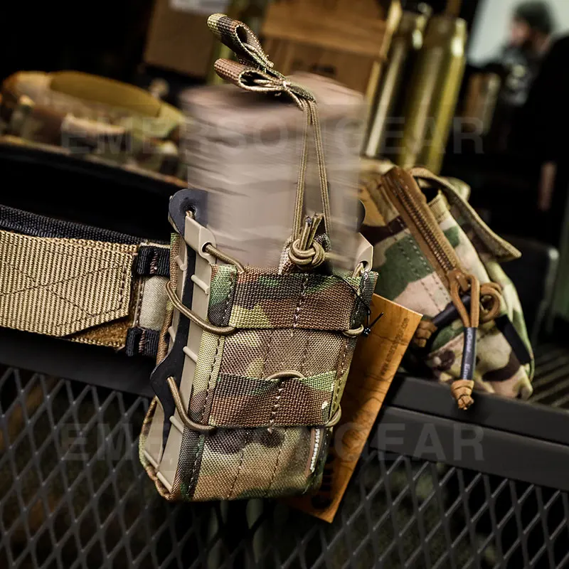Emersongear 500D Cordura Нейлоновая тактическая двойная сумка для магазина оборудование стрельбы Molle bat Mag Pouch