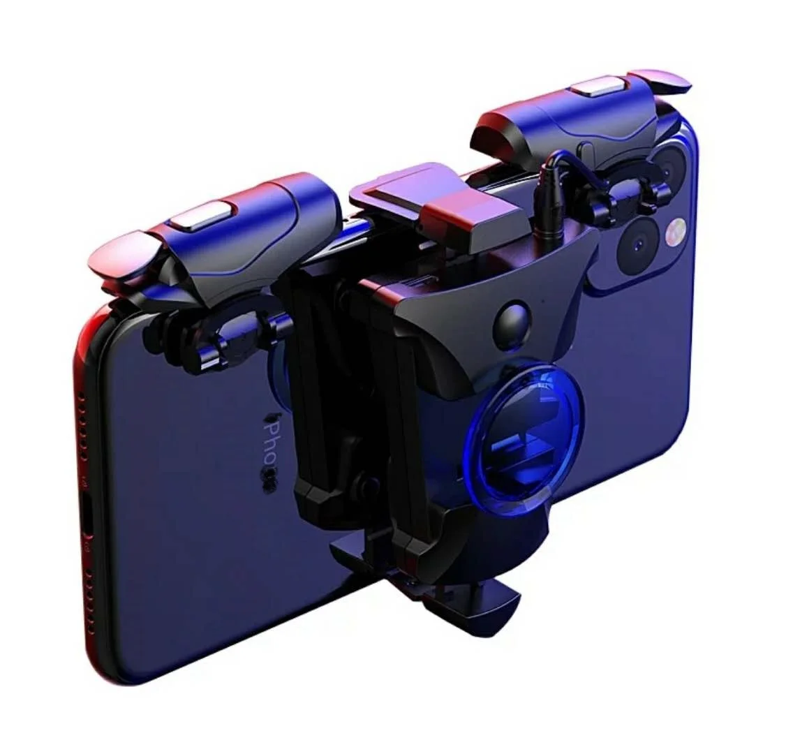 
fast continous shooting Gamepad for PUBG Controller Double Cool Fan Game Controller Joystick Android IOS Mobile Gamepad  (62270541837)