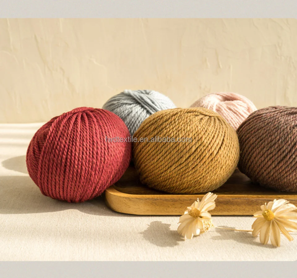 FORWARD 3ply 50g 4mm 100% Wool Yarn Crochet for Hand Knitting