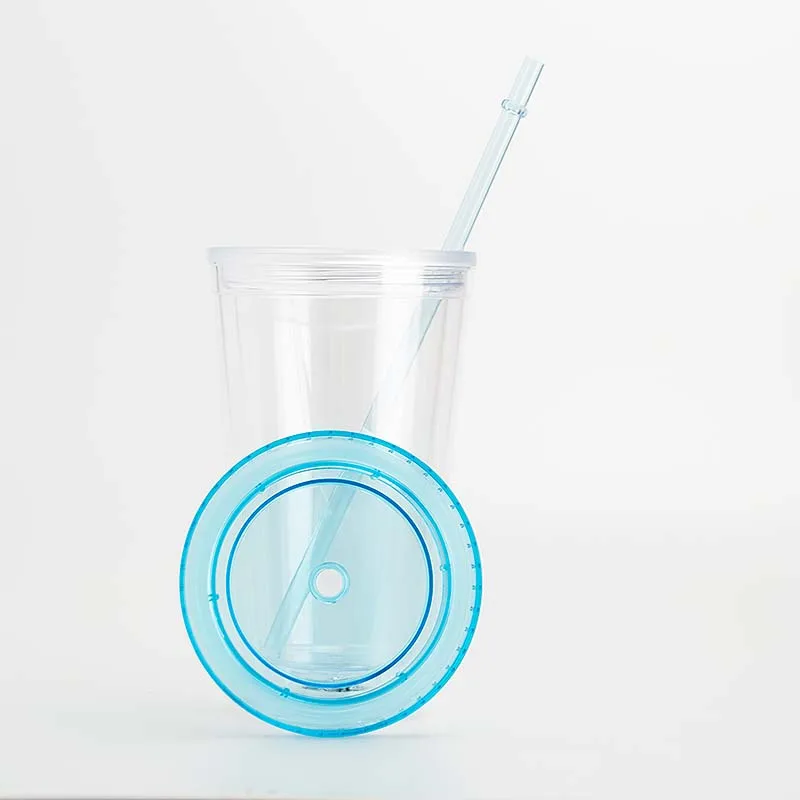 Custom Hot Sale plastic travel mug 16oz Glowing Party Cups for Indoor Outdoor Party Event Wedding