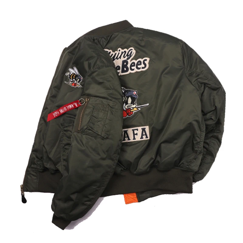 2021 USAFA New Design Pilot Fashion Jacket Winter Wear for Men Bomber Flight Jacket Mens