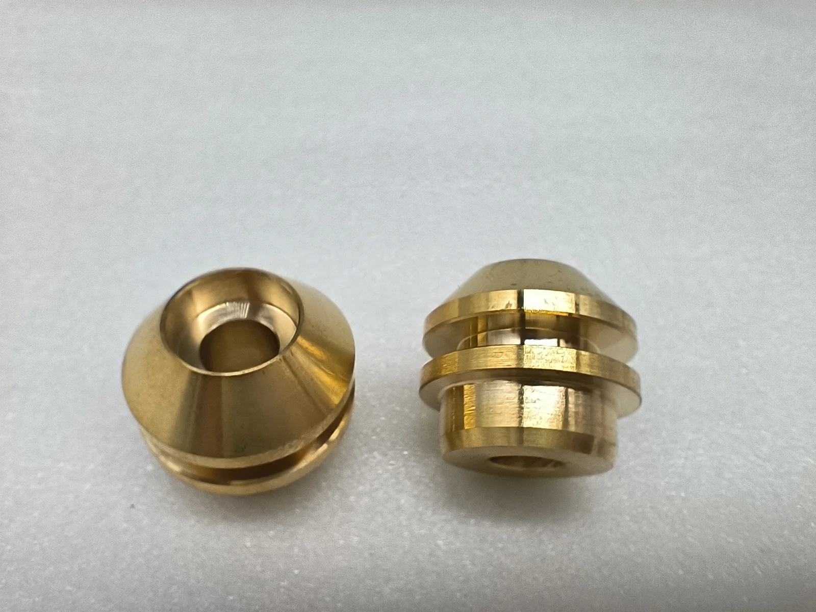 19+ years direct factory OEM custom CNC machining turning brass part nut tube with shining surface