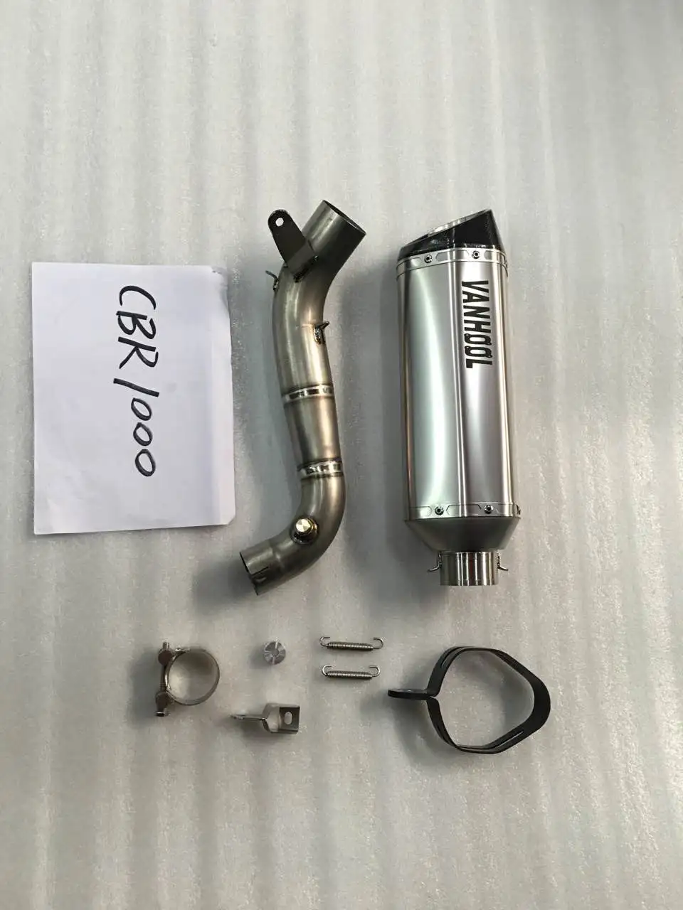 full titanium exhaust muffler pipe system for CBR1000 2014 new year model