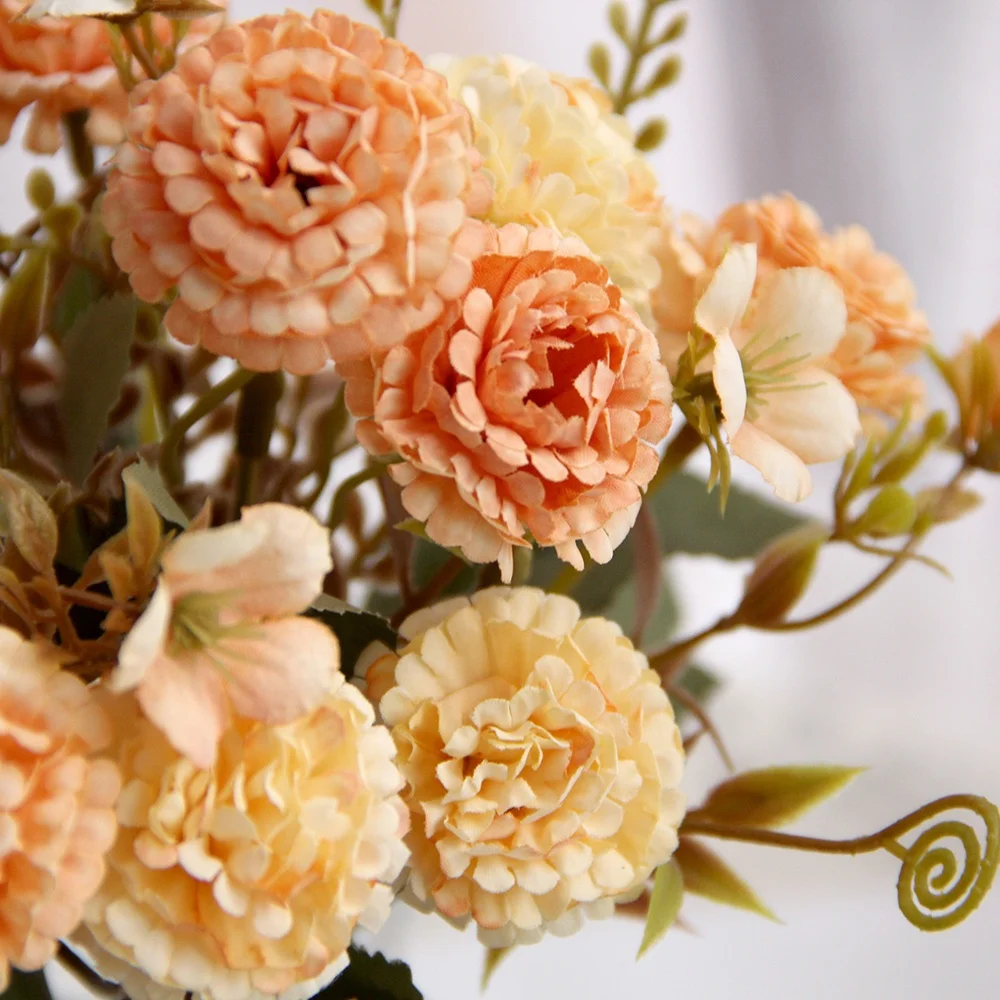 Cheap Price Carnation Flowers Artificial Decoration Flowers For Wedding Table Centerpieces Decoration Floral Arrangement