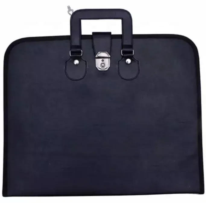 Masonic WM /Grand Size Apron Hard Case/ Briefcase Imitation Leather Regalia