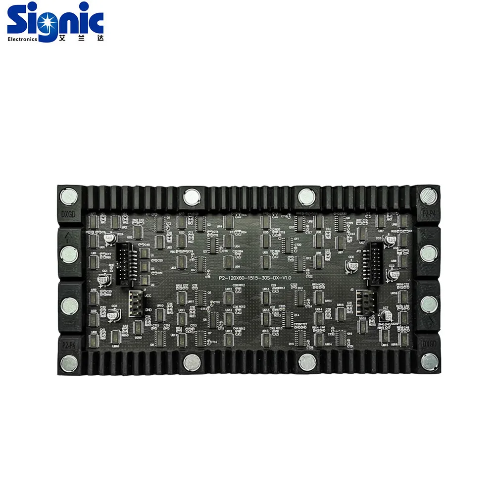 Signic внутренний SMD1010 256*128 мм P2mm маленький гибкий светодиодный настенный мини-видеоэкран дисплей рекламный экран