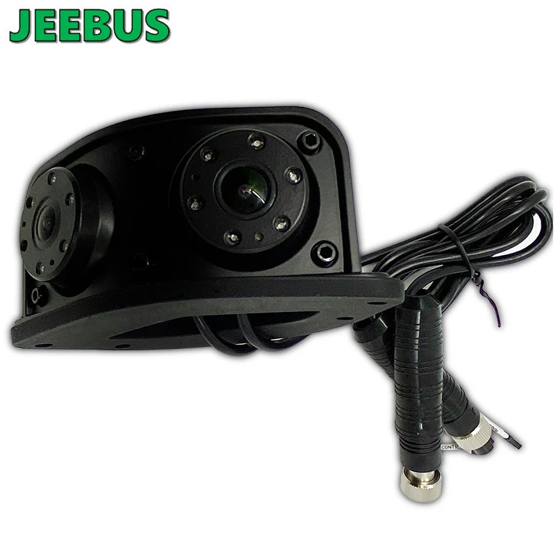Auto Truck Bus Side Mirror View Reversing Parking Camera HD Waterproof Night Vision Dual Lens Blind Spot Vision Camera