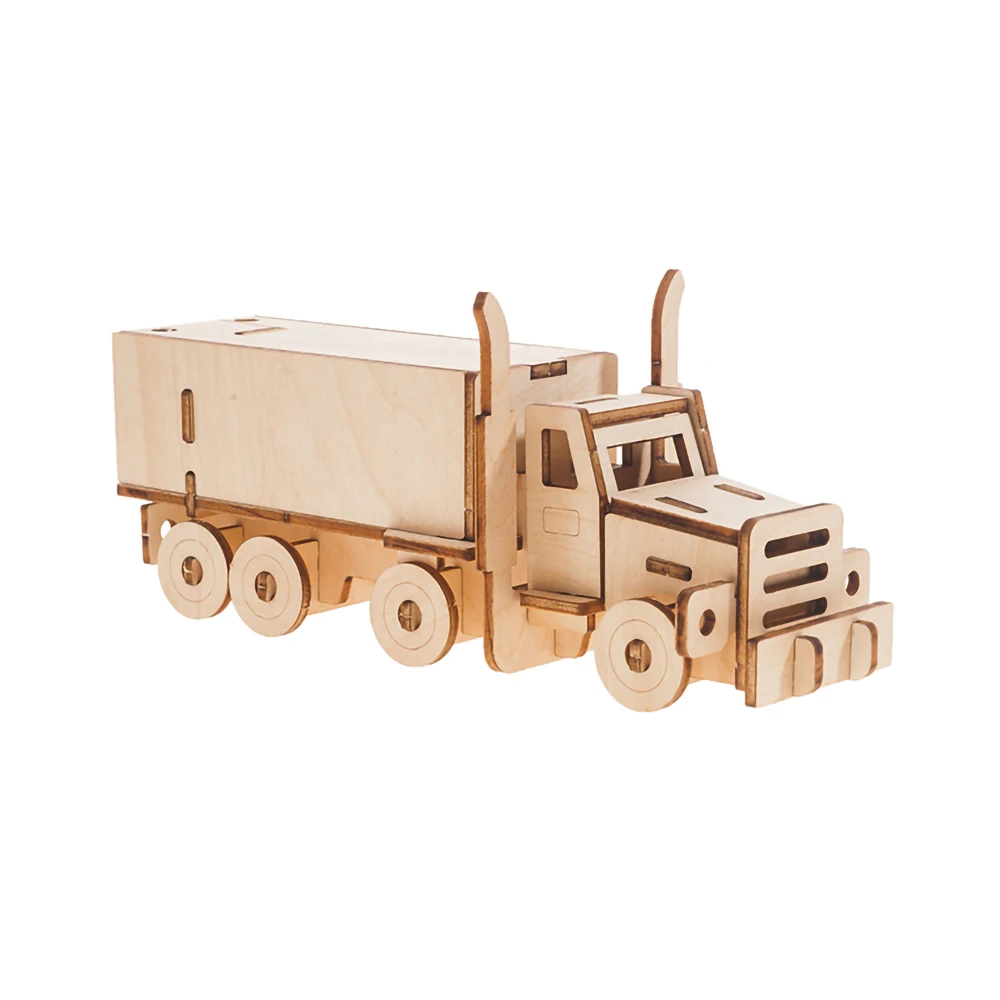 Wincent Truck Car Assembly 3D Wooden Mechanical Puzzle Educational DIY Toy for kids and Adults