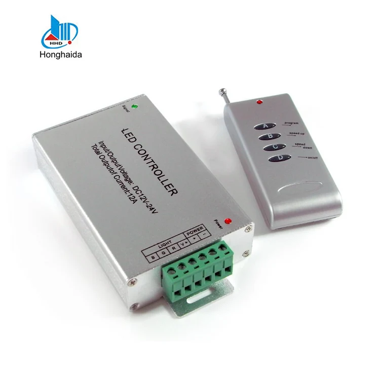 DC 12-24V 4 key rgb led strip rgb led module wireless rf led controller