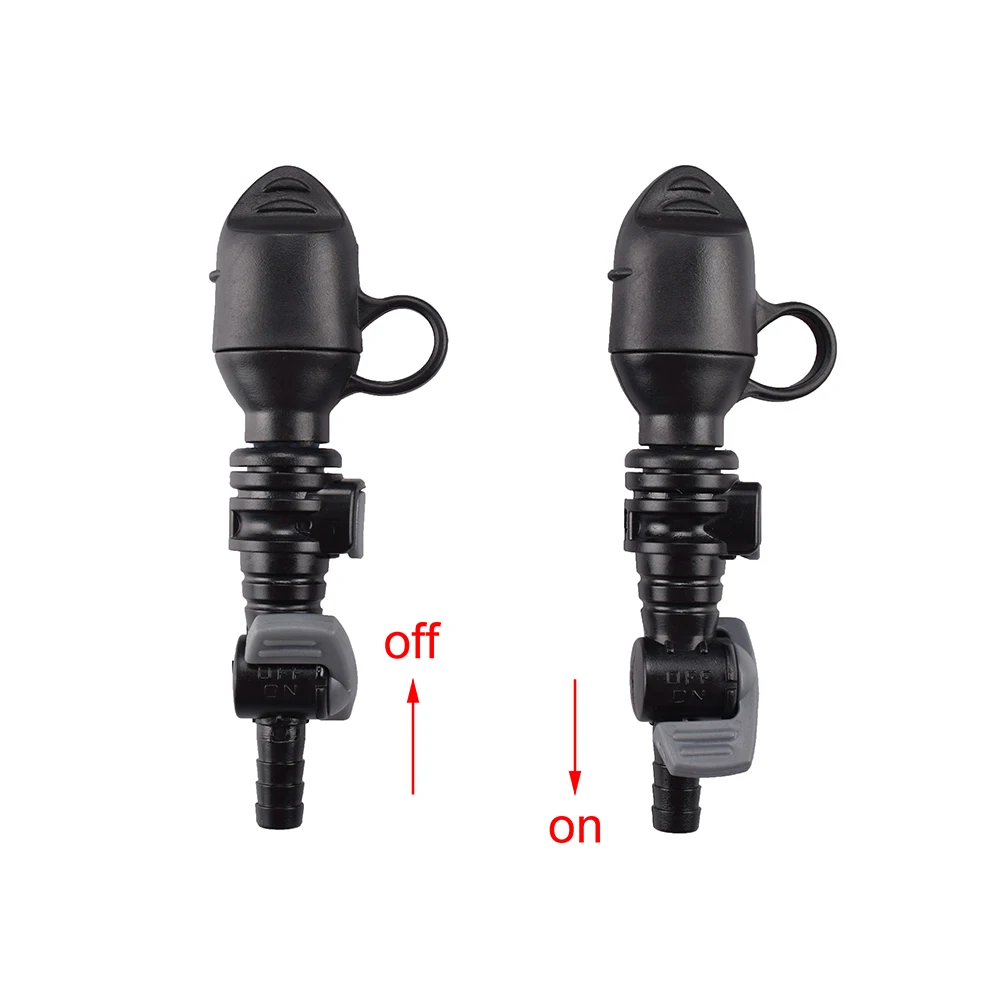 food graded silicone mouthpiece water bag Hydration bite valve silicone nozzle on-off switch quick release