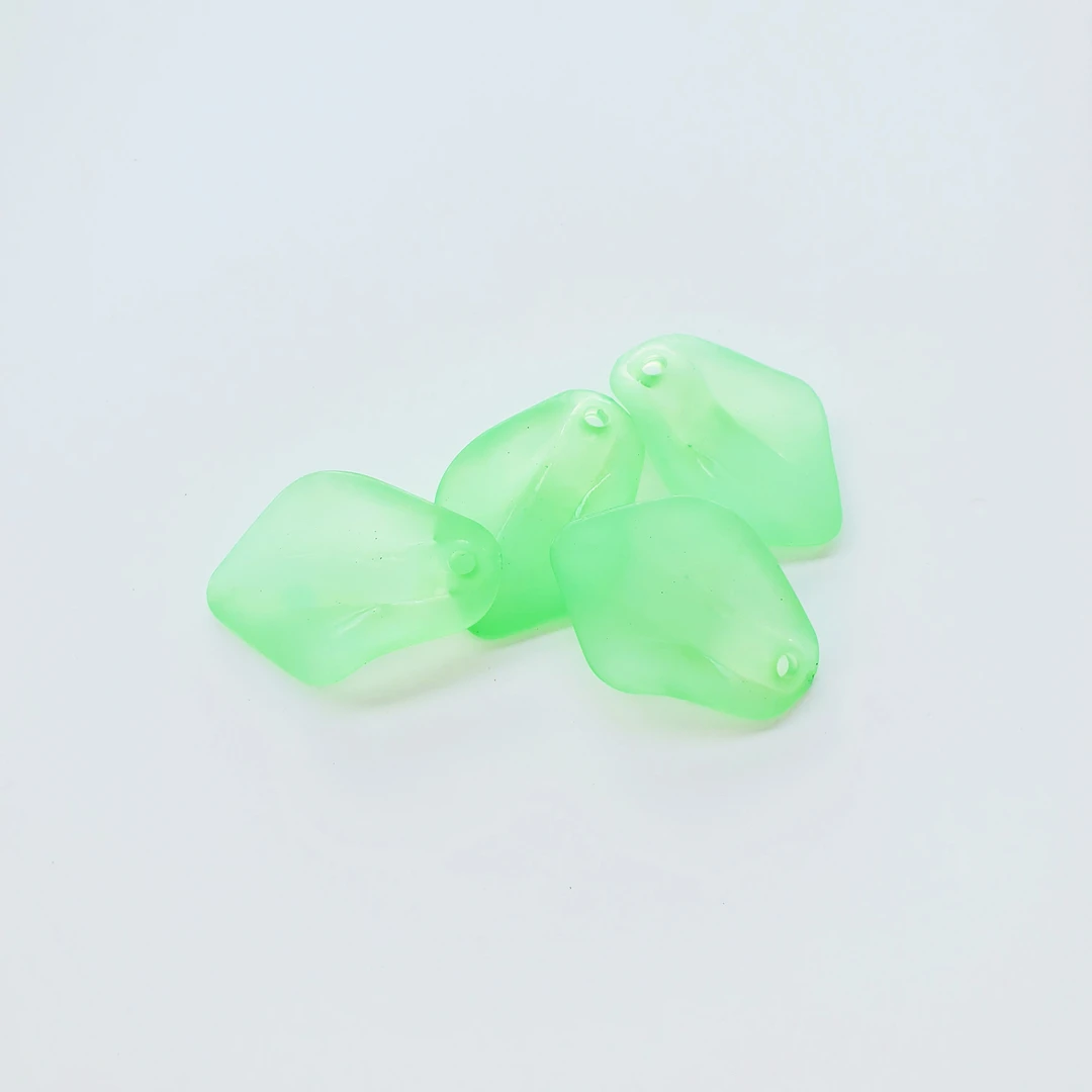 DIY Handmade Frosted Flower Beads Semi-Finished Products Acrylic Loose Spacer Frosted Plastic Flower Beads For Jewelry Making