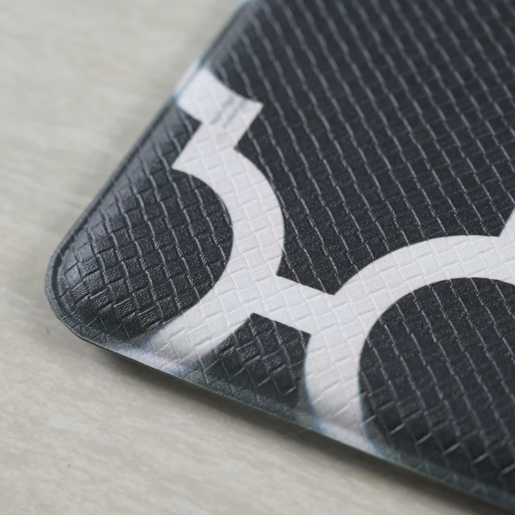 12mm Waterproof And Resist Fatigue Embossed And Printed PVC Kitchen Mat