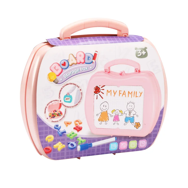 EPT  Montessori Learning Early Educational Spelling Game Letter Toy Storage Box Building Blocks Set Diy Bricks Letters For Kid