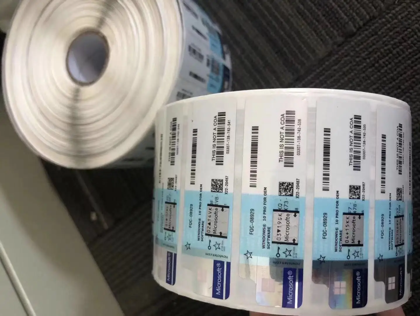 Профессиональная операционная система Windows Ms win 10 pro, лицензия oem, наклейка для ключей