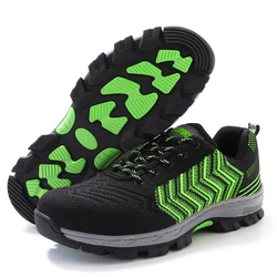 Super Light Weight Steel Toe Anti Smashing Slip Resistant Factory Kitchen Construction Safety Shoes Breathable Net Boots