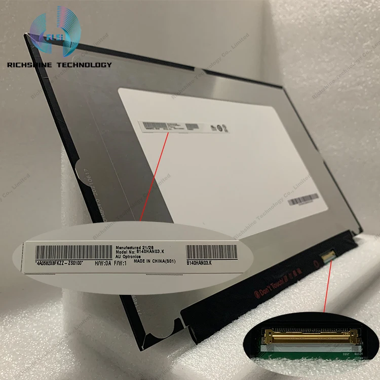 AUO B140HAN03.K Original brand new replacement LCD Screen 14.0 inch A grade slim eDP connector lcd display for business laptop