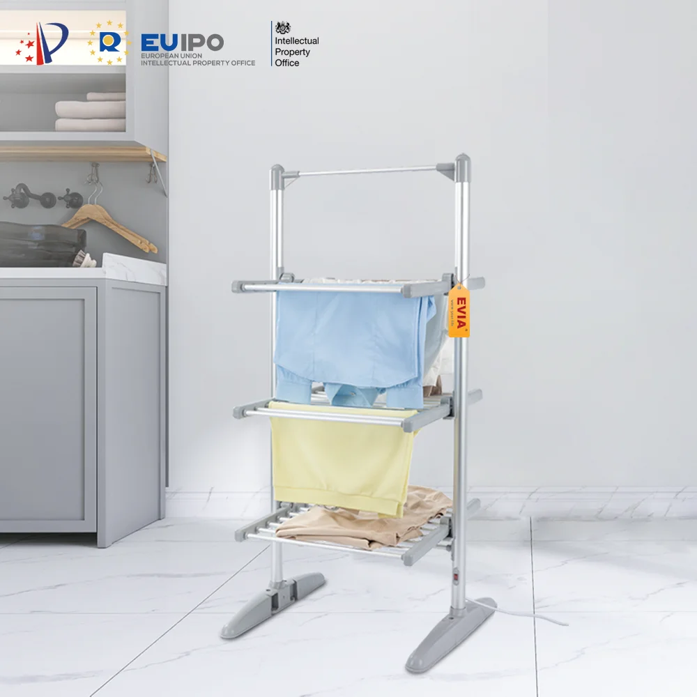 EVIA Factory New Product EV-248 Collapsible Mini Clothes Shelf Dryer Laundry Machine