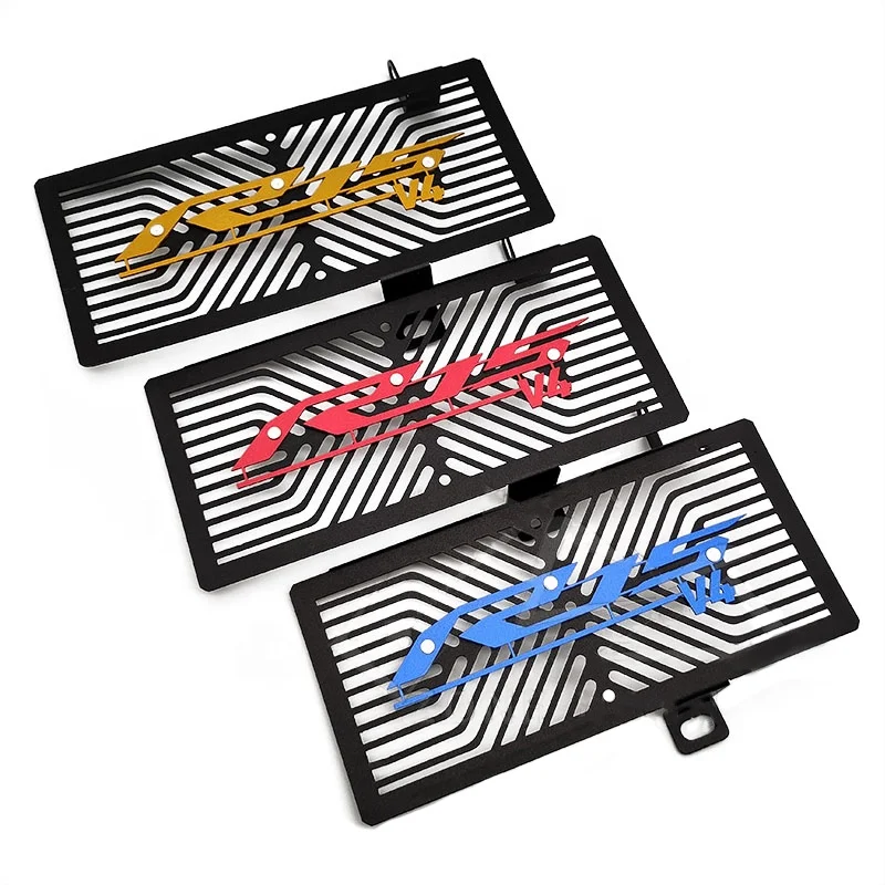 REALZION Motorcycle Parts For Yamaha R15 V4 2021 2022 Racing Radiator Grille Grill Guard Protection Cover