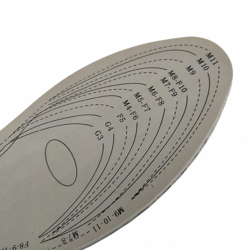 Foot pain relief Shearable anti-slip memory foam insole latex warm insole