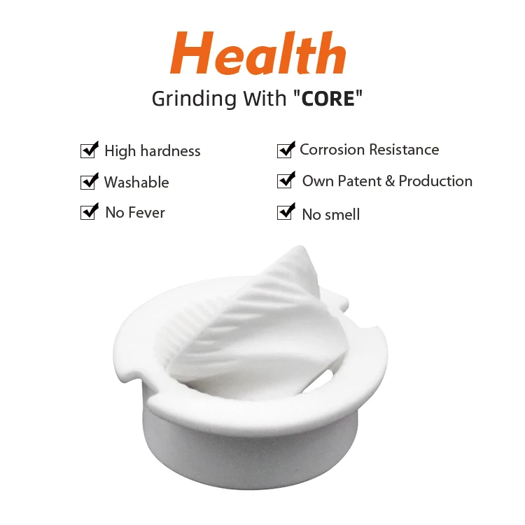 Best seller custom color plastic spice bottles with grinder  bottle