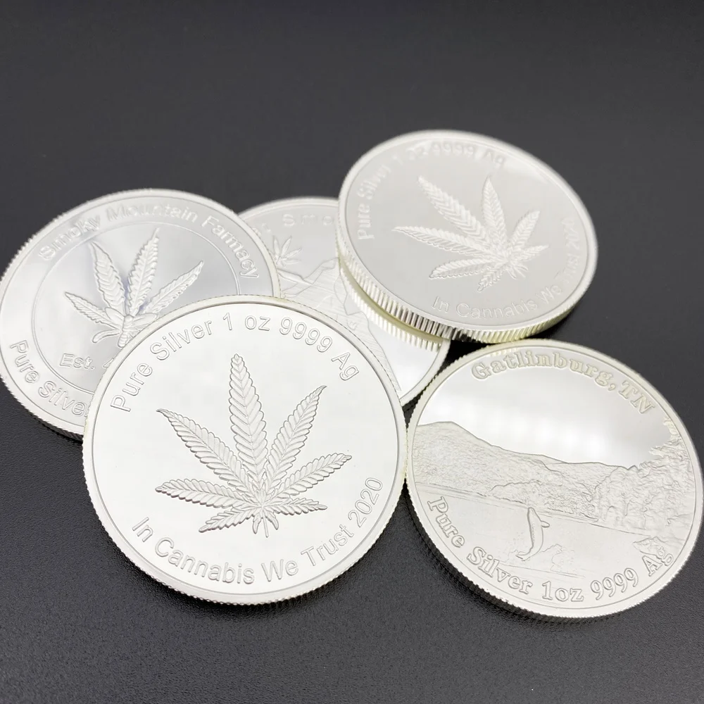 999 fine silver Customized with Your Logo Anniversary Silver Coin