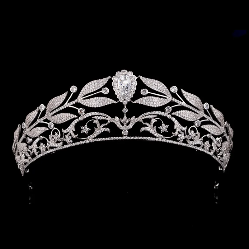 New Luxury beauty queen diamond pageant crown Shinning exquisite wedding bridal tiaras crowns