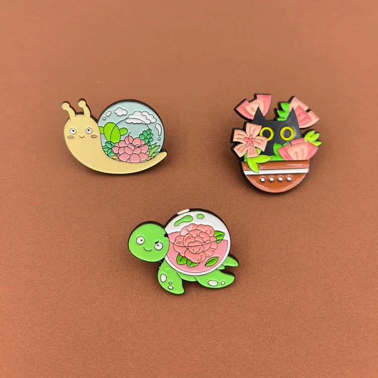 Custom Metal Pin Badge With Brooch For lapel Hard and Soft Enamel Zinc Alloy Pin badges for Souvenirs Metal Crafts Emblem
