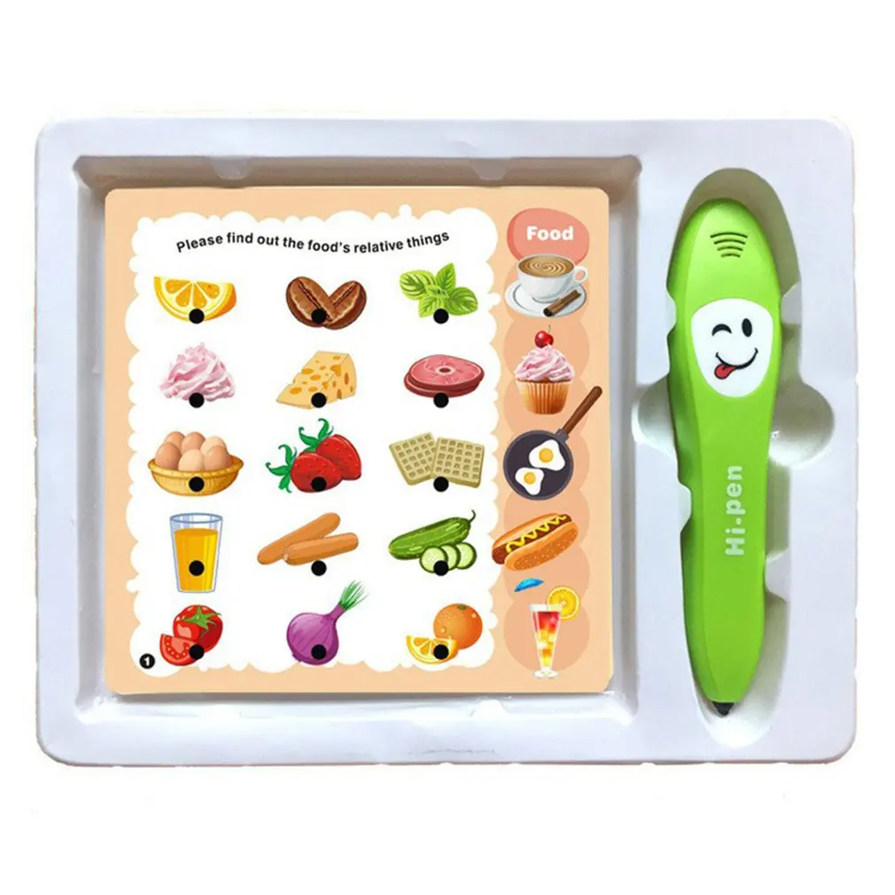 New Kids English Educational Voice Reading Machine Book Smart Point Reading Pen Children Study Papers Learning Toys Language Kit