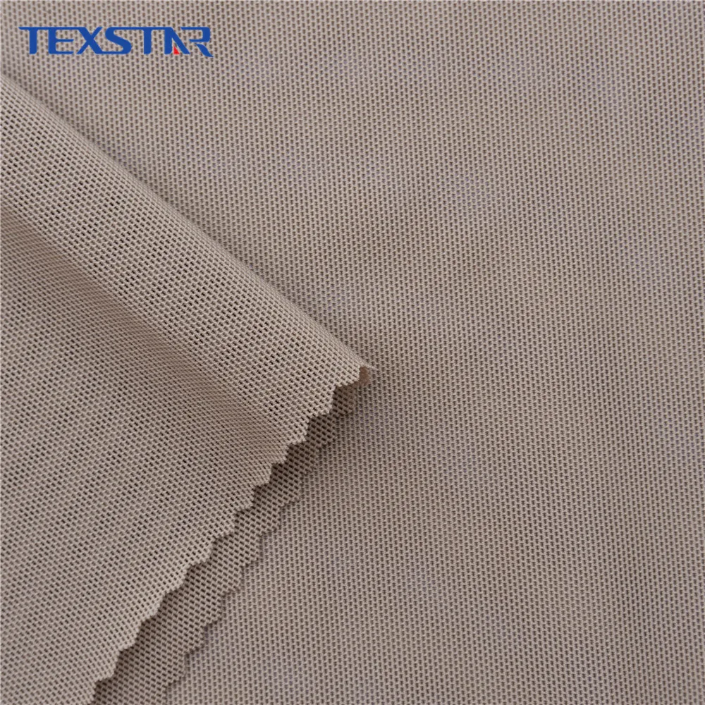 Спандекс powernet 4 way stretch мощность полезной мощности сетчатая ткань для нижнего белья и женского белья