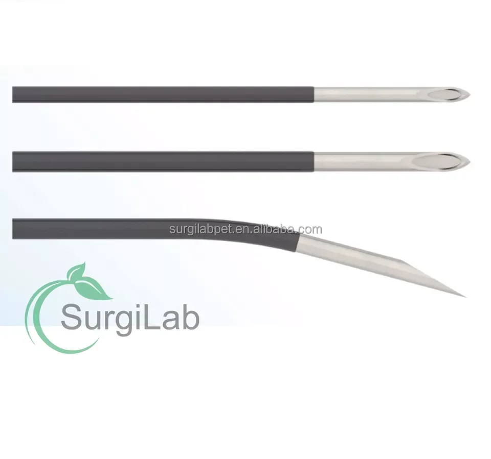 Disposable 20G  22G medical rf needle radiofrequency needle electrosurgical rf cannula for RF lesion generator