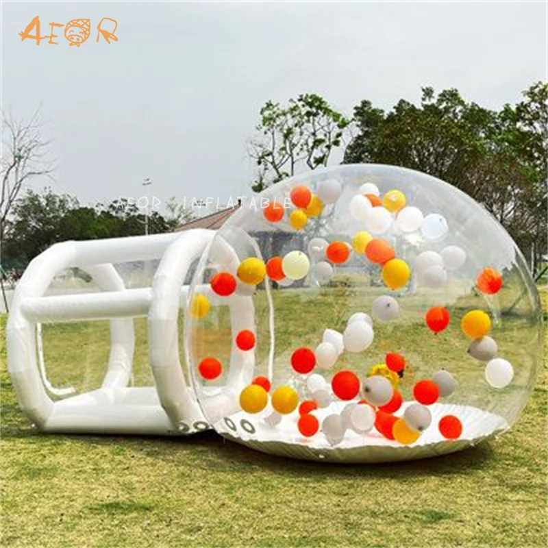 PVC Globe Clear Transparent Igloo Dome Tent Outdoor Camping Event Wedding Party Inflatable Bubble House