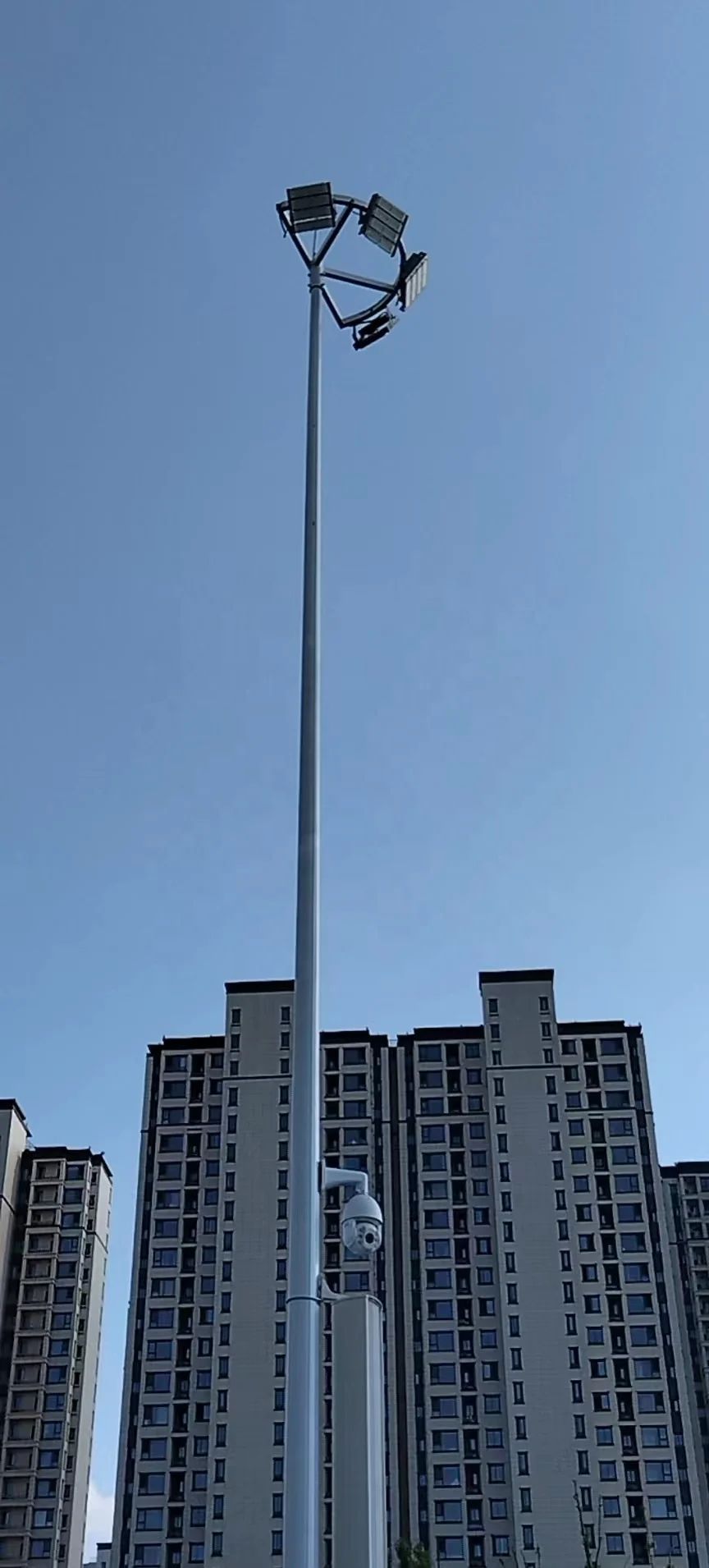high mast lighting pole 10m 16m 18m 30meters high mast pole light for airport sports stadiums