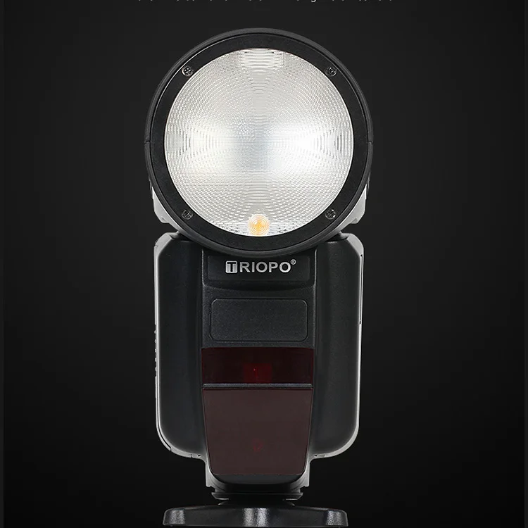 Профессиональная вспышка для камеры TRIOPO V1 TTL Li-Ion с круглой головкой Speedlite студийной