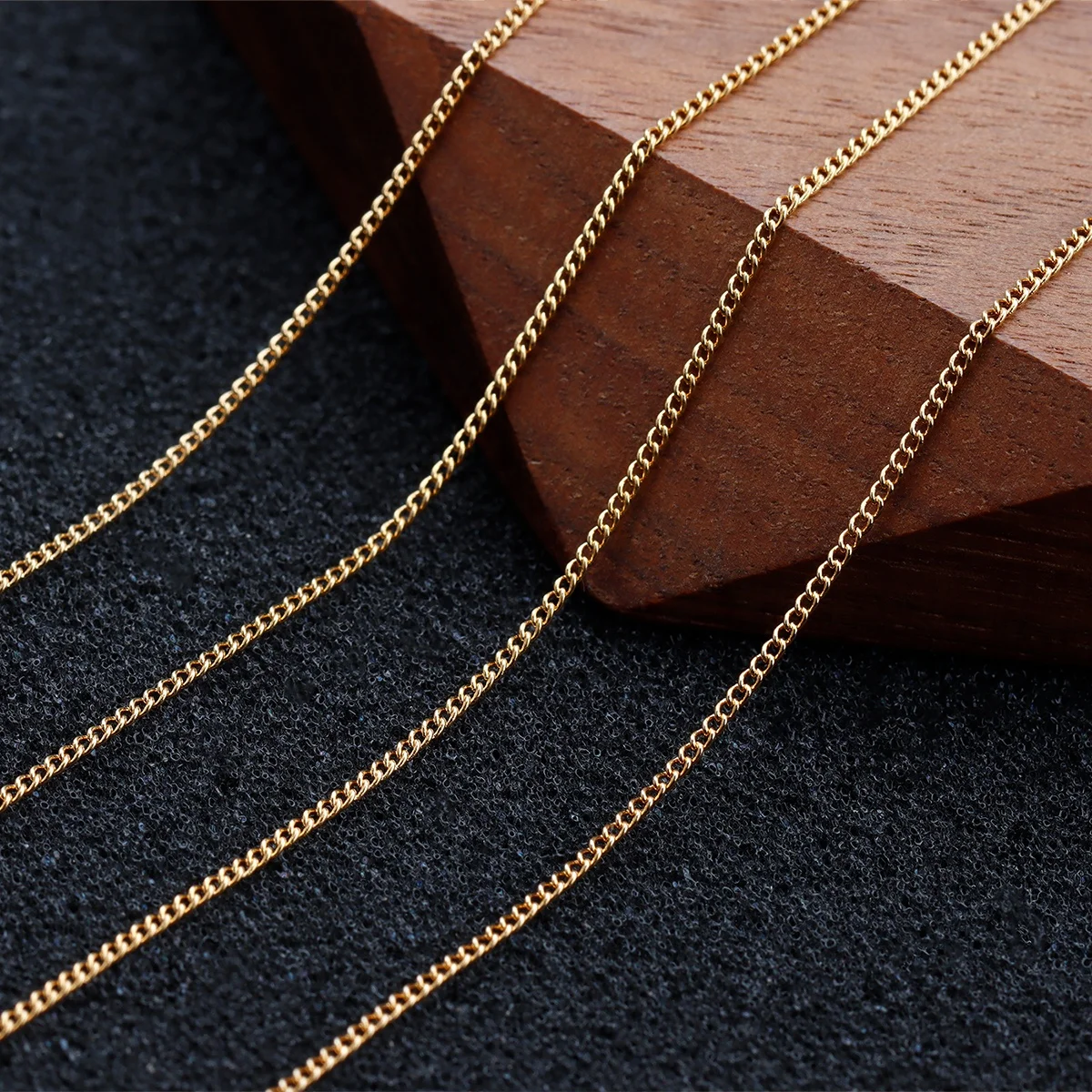 Старинные 18K позолоченные Diy колье-чокер тонкая цепочка для женщин модное ювелирное изделие изготовления аксессуаров и C65 3