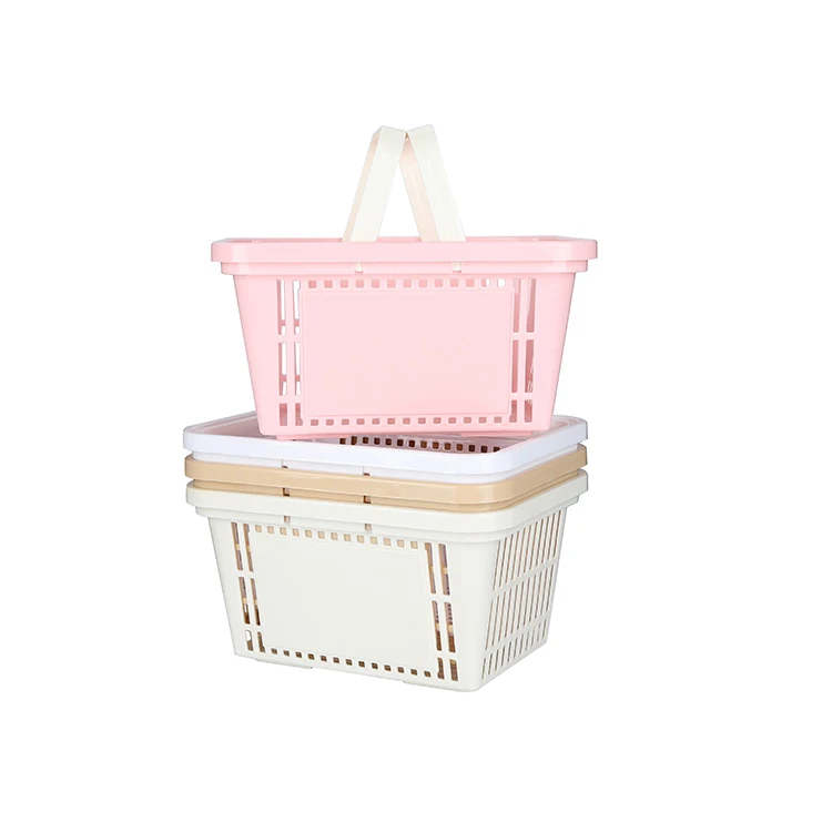 Hot Sale Carrying Cart Basket Rear Gift Cheap Grocery Shopping Collapsible Plastic Small Basket