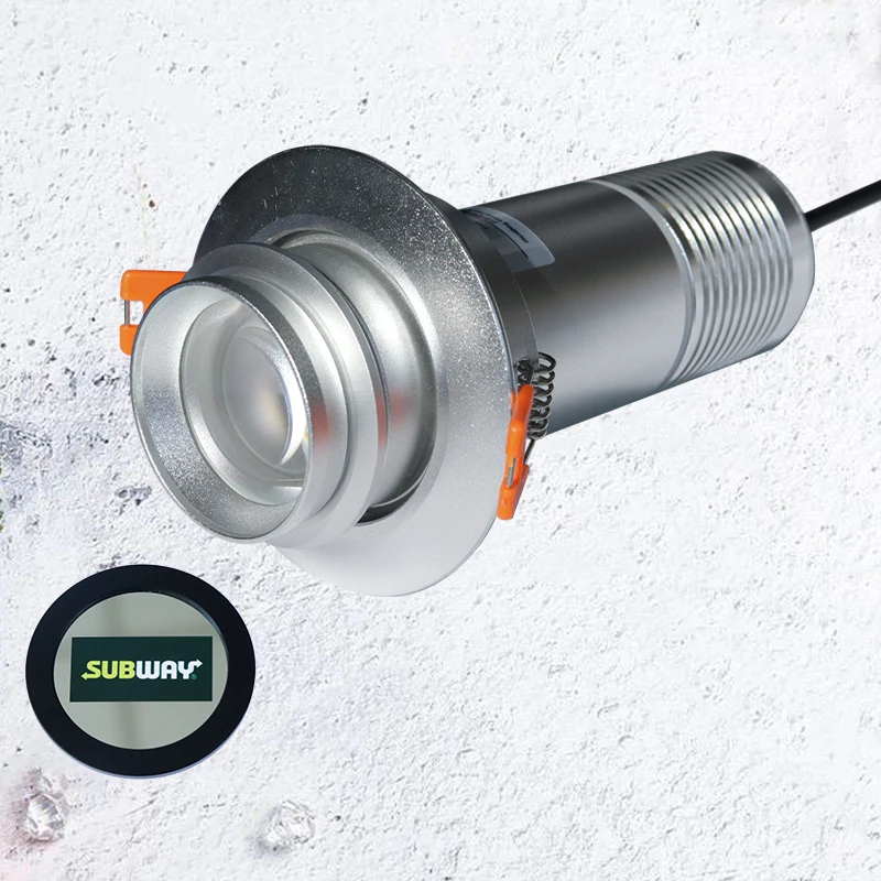 Светодиодный защитный знак gobo 20 Вт встроенный проектор с