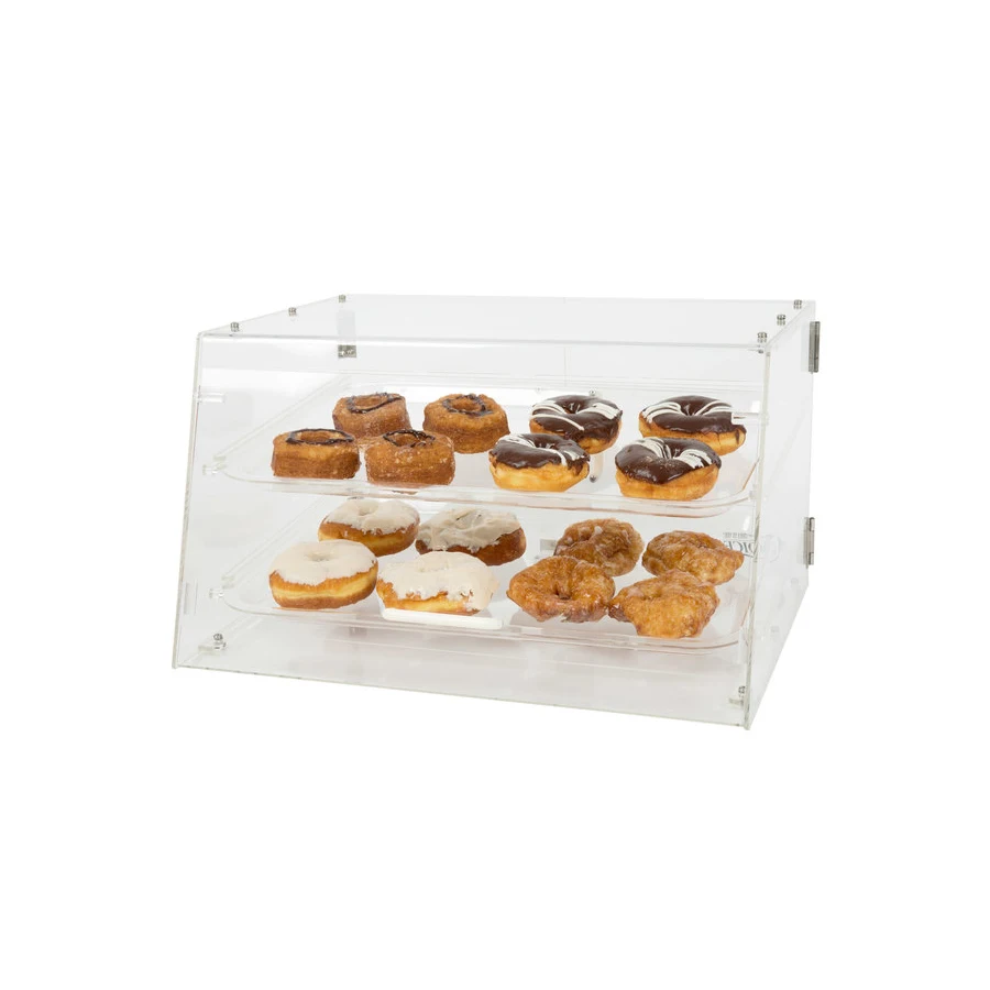 Custom Bread Shop Counter top Acrylic Box Cake Pastry Display Case Bakery Display Cabinet