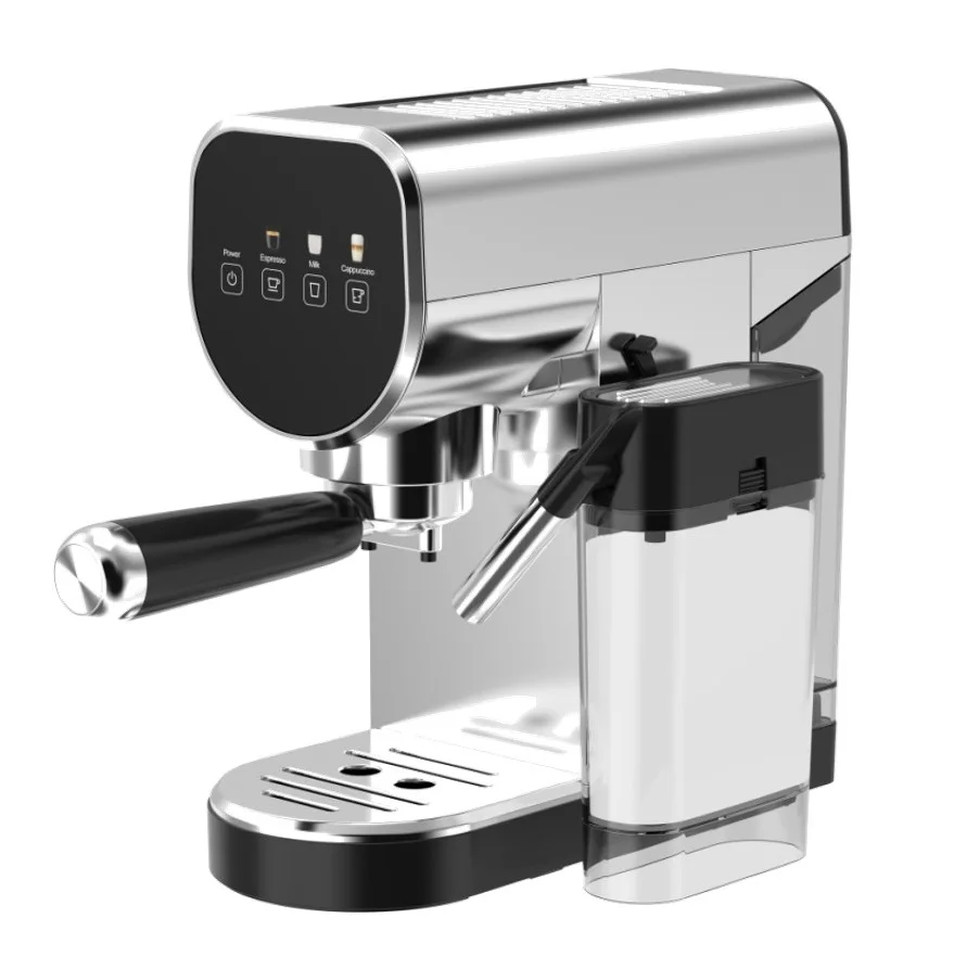 2in1 Espresso coffee maker with Milk tank  19 Bar touch menu home kitchen appliance