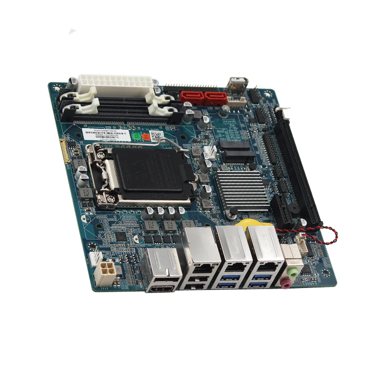 Maxtang Motherboards HDMI DP Displays DDR4 32 GB 3xLAN 5xCOM WiFi Expansion Mini ITX Motherboard with H110/B150 Chipset