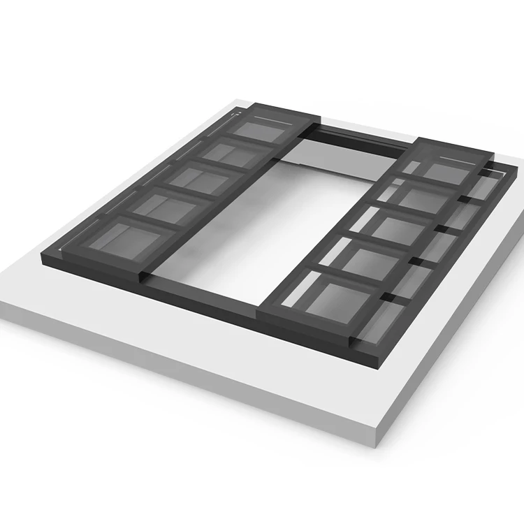 aluminum alloy frame double glass sliding windows sales factory price aluminum sky view skylight roof window automatic