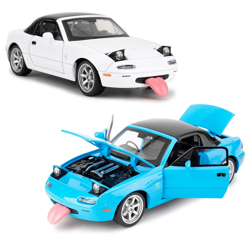 1:32 Scale Die-cast Toy Sound Light Collectible Gift MX-5 Alloy Model Car