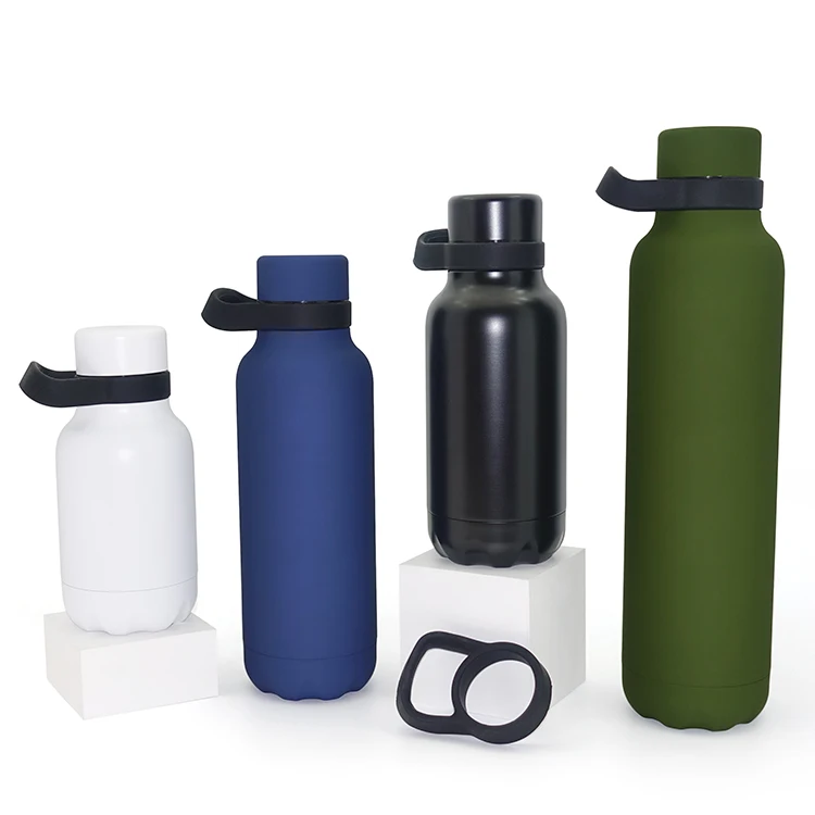 Insulated 380/500/700/1000ml Custom Stainless Steel Metal Drink Handle 2023 Unique Design Water Bottle