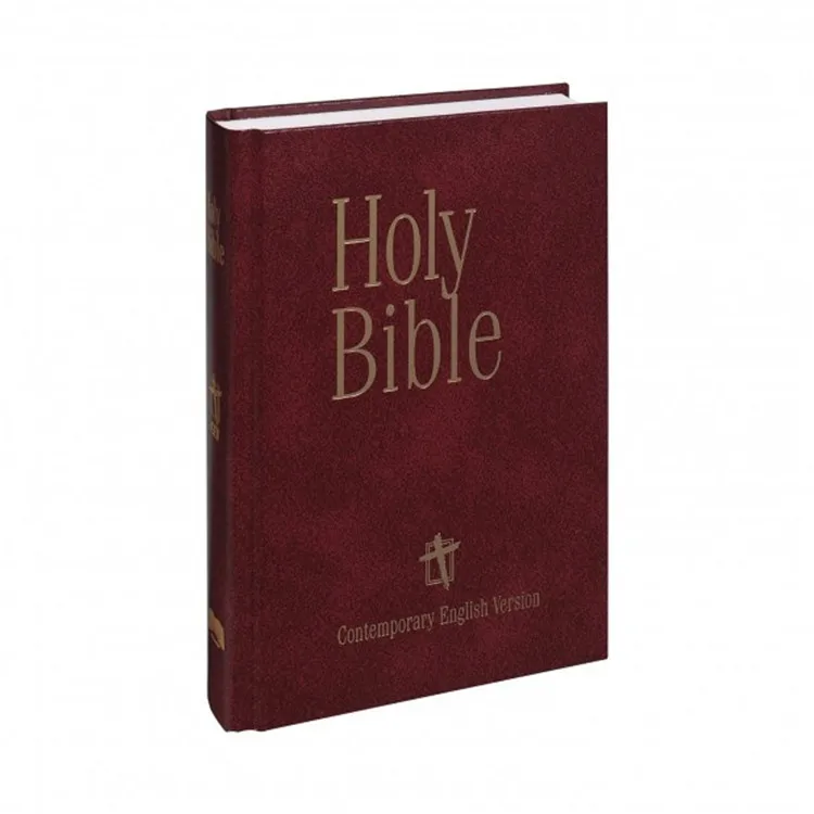 High Quality Hardcover Leather Cover Customized Color Holy King James Bible Printing Service