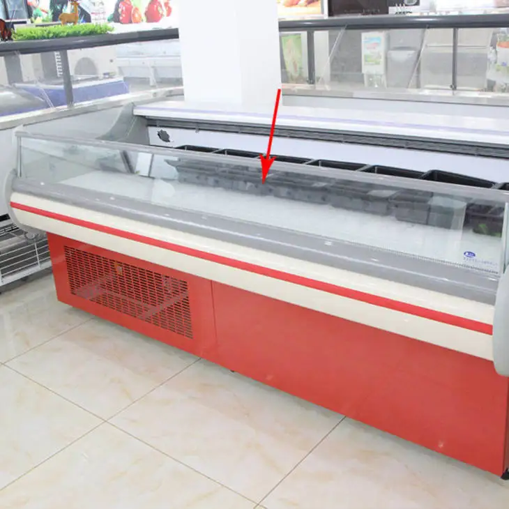 170L open top commercial Display Butcher Meat Refrigerator Chiller