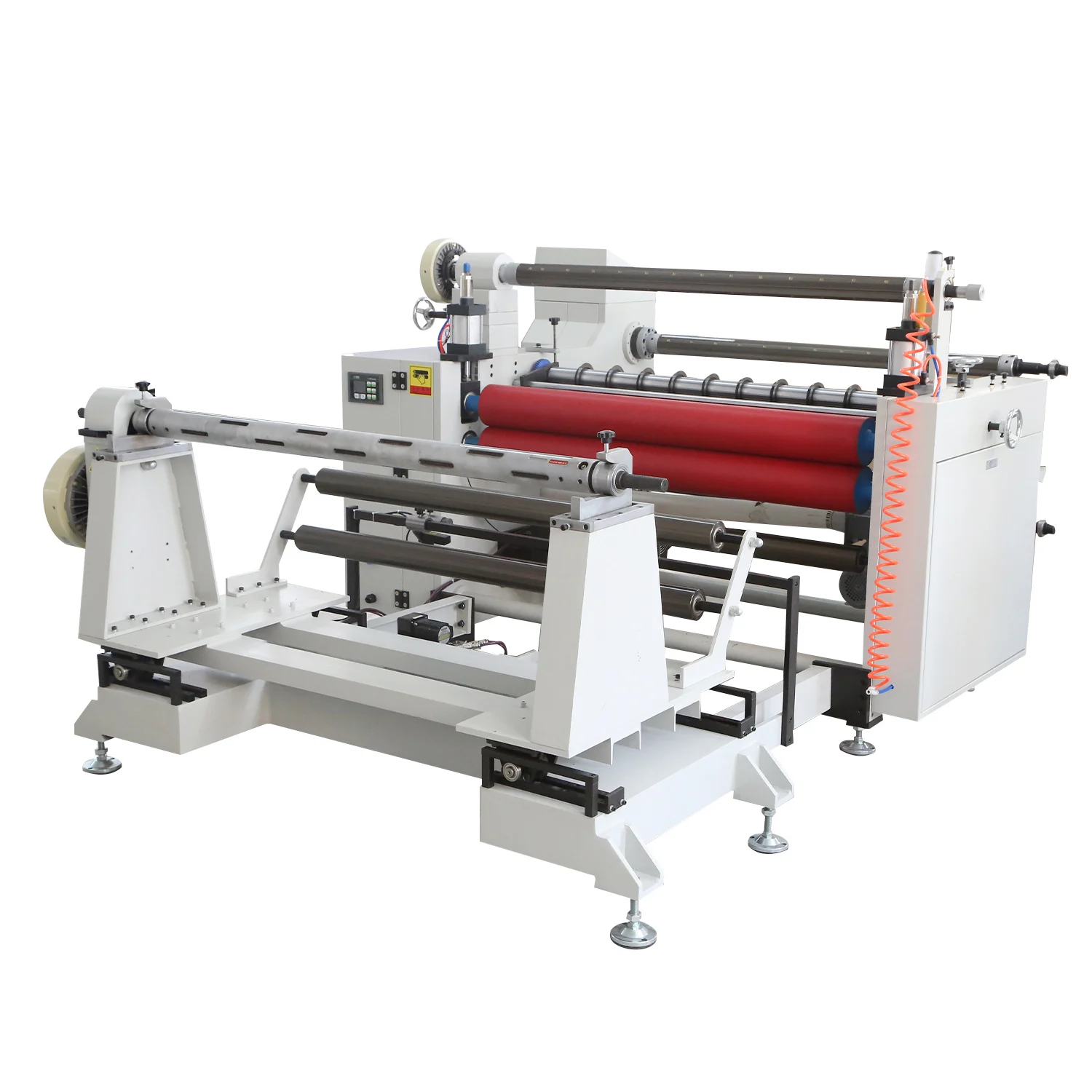 automatic working width 1300mm fabric cutting paper slitting and rewinding machine