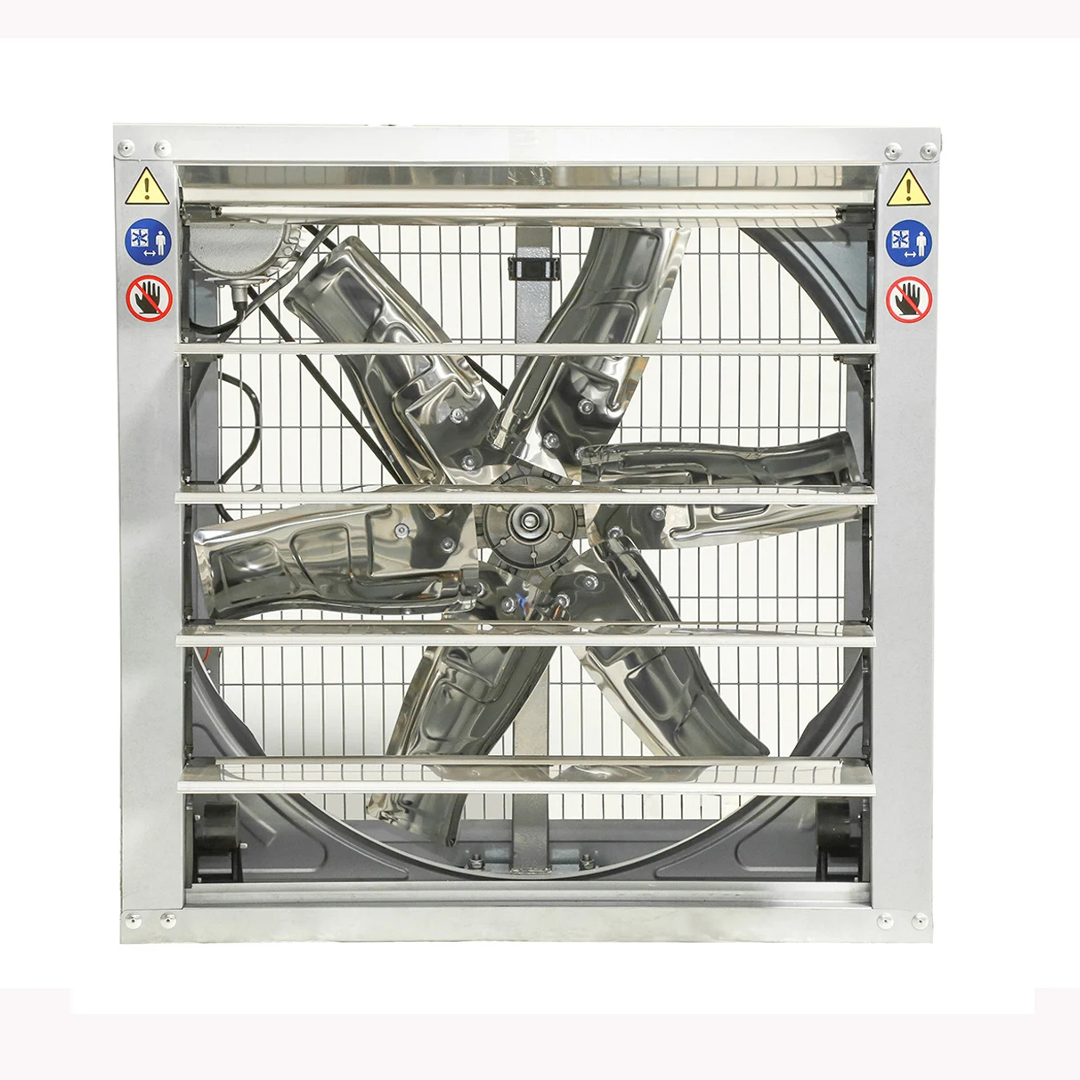 Galvanized box industrial livestock workshop greenhouse chicken coop automatic wall mounted exhaust cooling fan