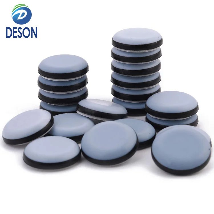 Deson Furniture Sliders Table Chair Glide  Protect Floor Square Nail On PTFE Furniture Gliders Carpet Flooring