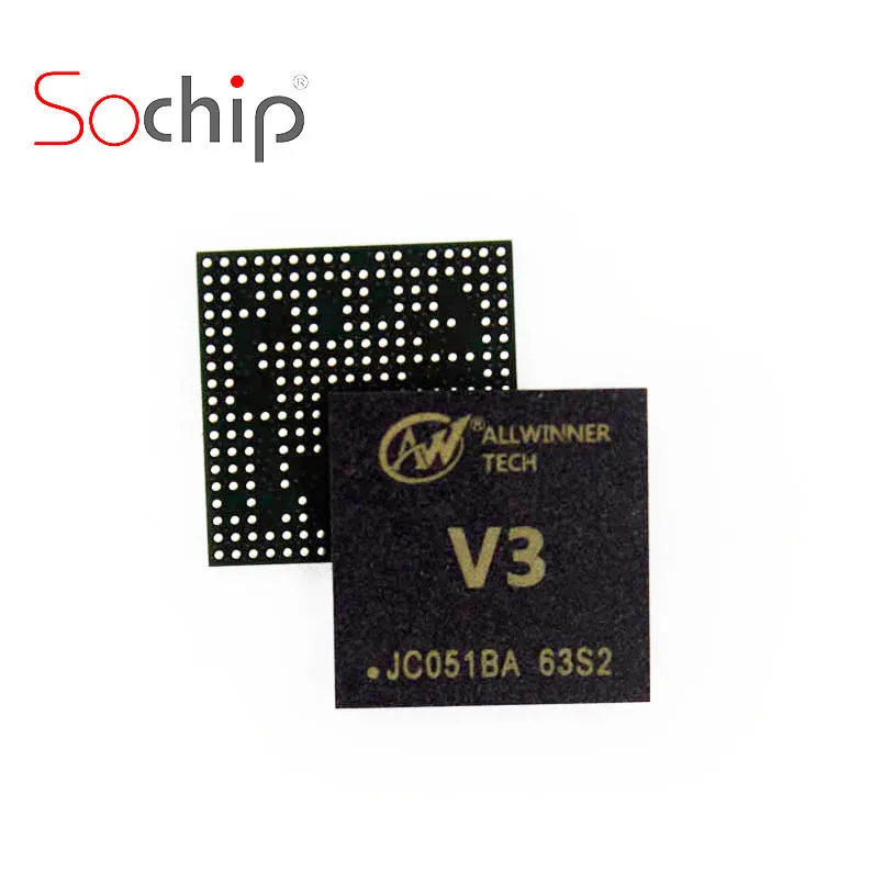 NEW ORIGINAL ALLWINNER All Series Integrated Circuit Chips V3 STB CPU V3 V3S V10 V40 T2 H3 R16 F1C100A integrated circuit kits