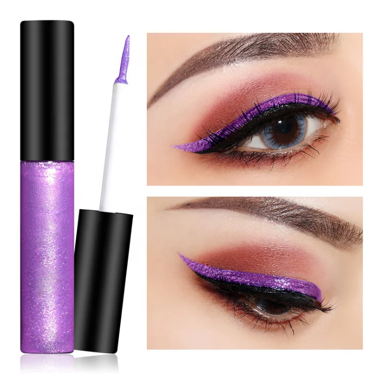 Wholesale Multicolor Glitter Eye Liner Private Label Liquid Eyeliner