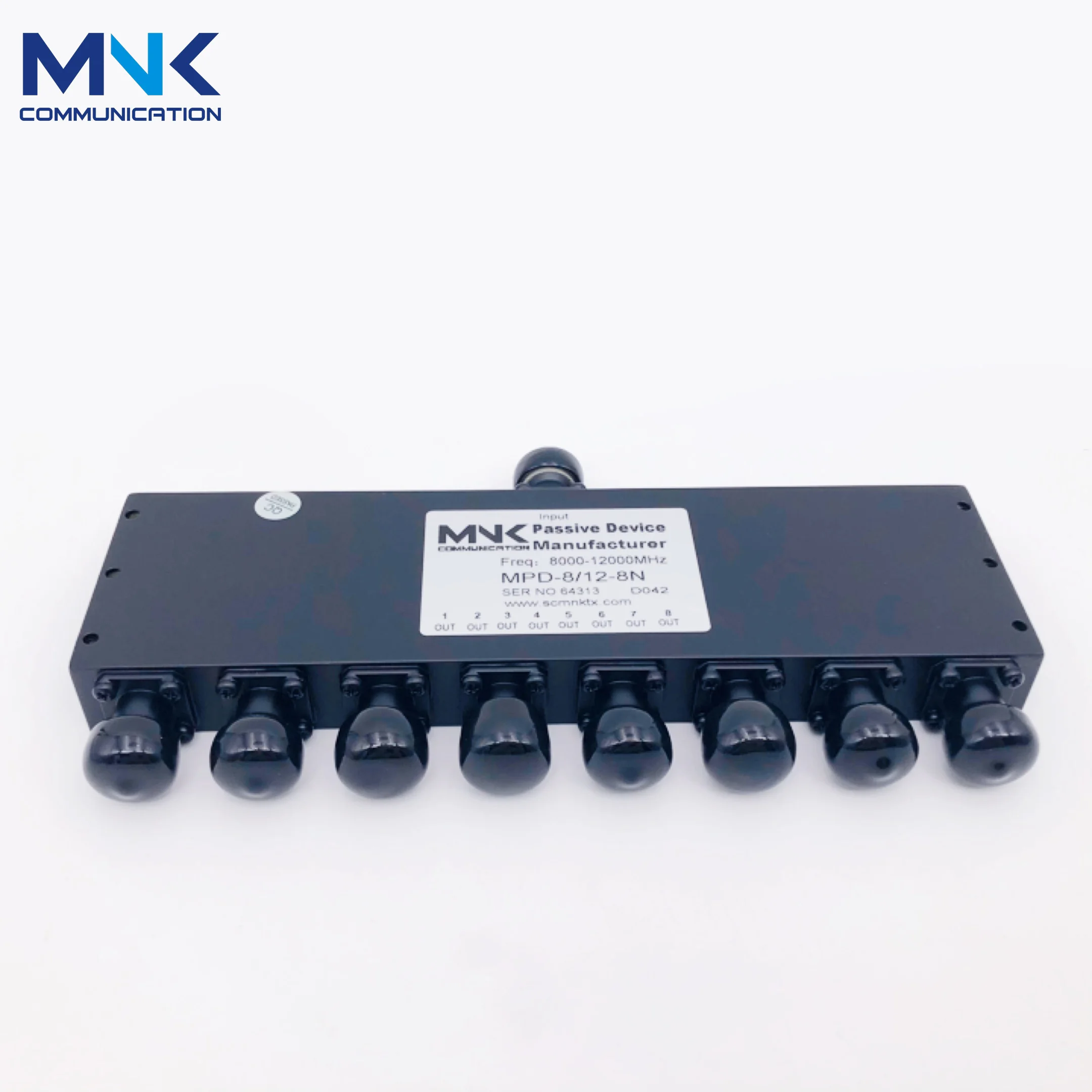 industrial 8000-12000 MHz 8 Way rf power divider N-F 8-12GHz  Wilkinson Splitter combiner microstrip Passive suppliers